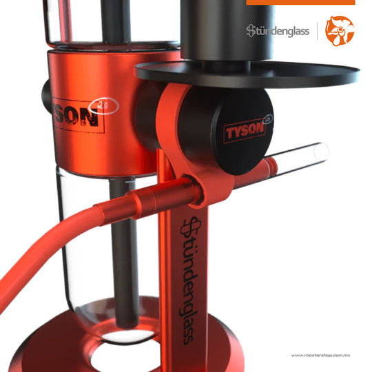 stundenglass gravity bong hookah red tyson edition mike tyson rojo edicion